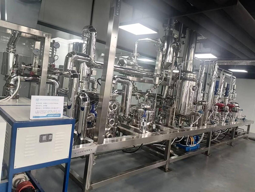 武汉食检所采购的华泰小试成套设备正式验收交付